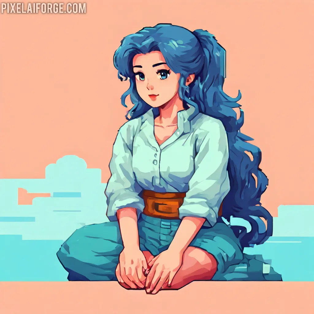 Design a Stunning Anime Girl Avatar for Social Media