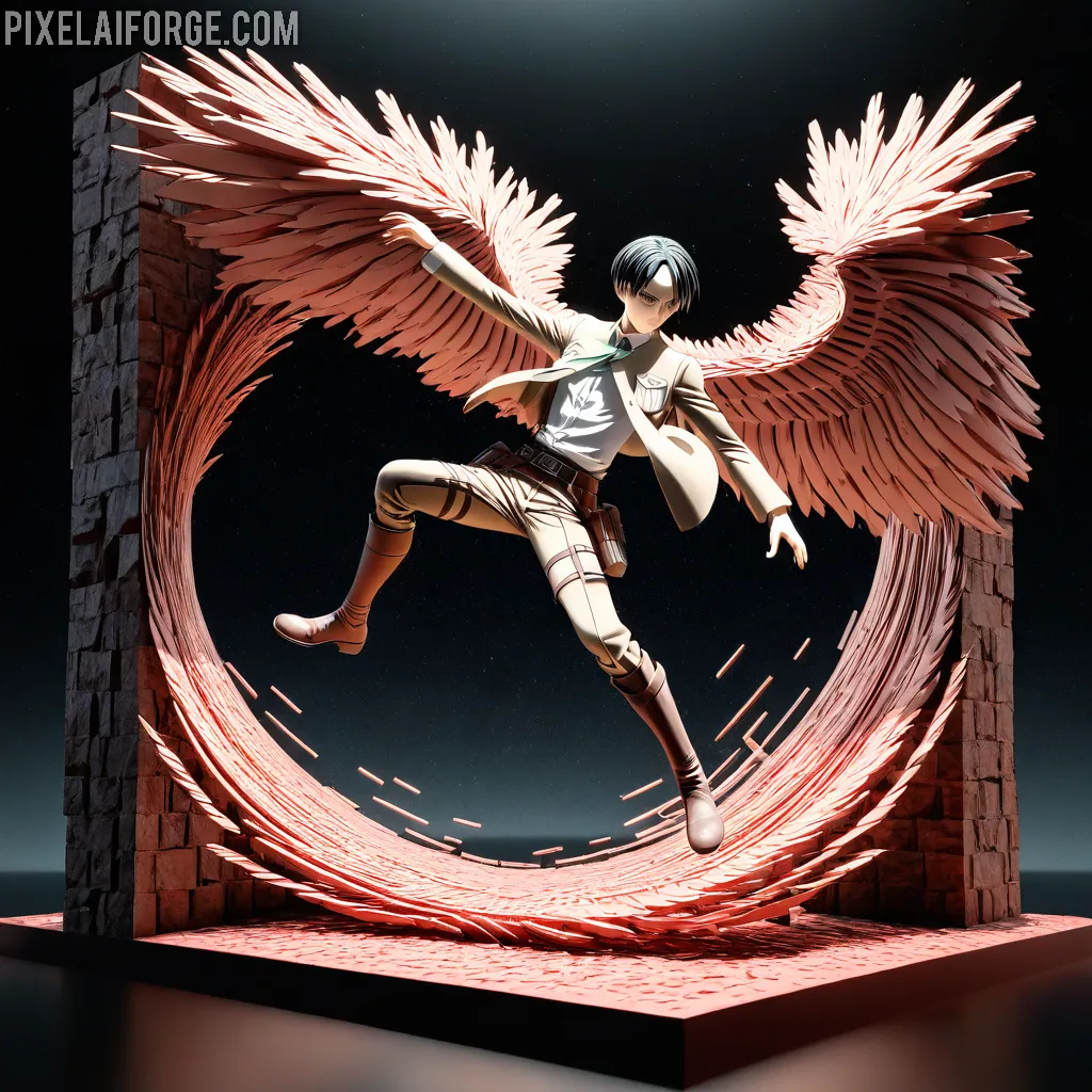 Eren Yeager de Attack on Titan: Imágenes Creadas con IA en PixelAIForge