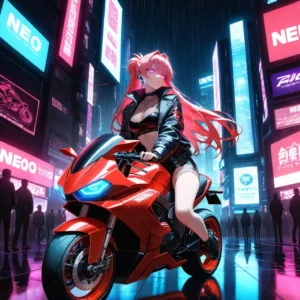 Imágenes Cyberpunk Anime IA: El Futuro Inspirado en Akira