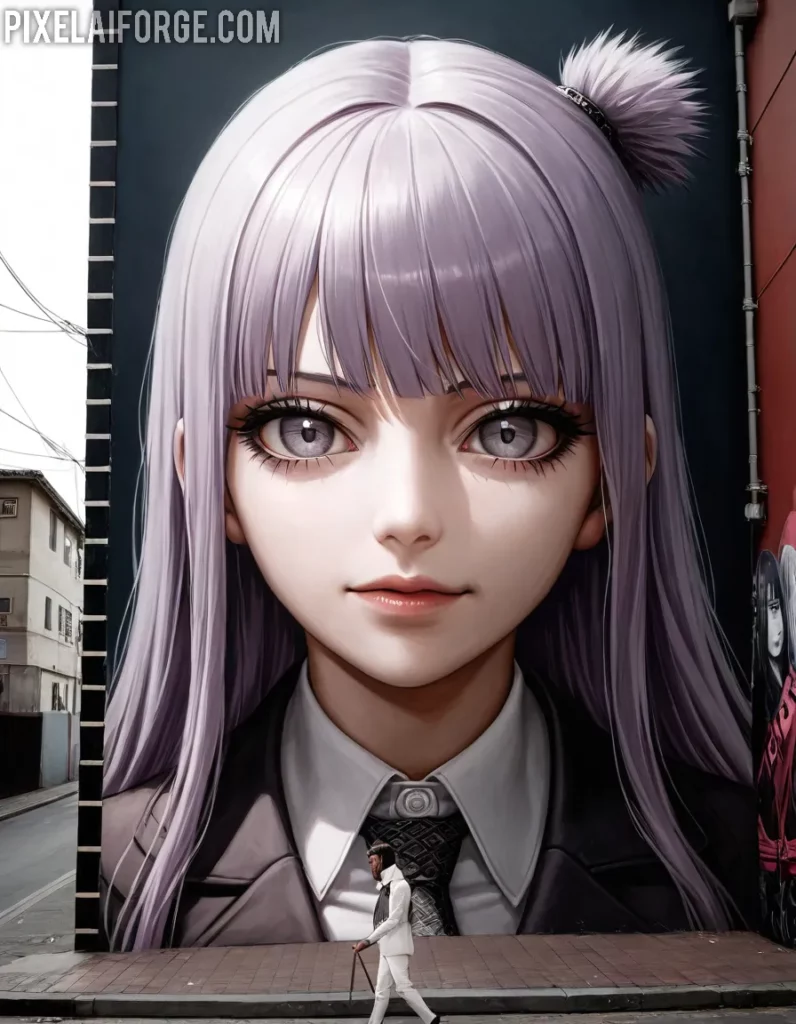 Kyouko Kirigiri Una detective fría pero brillante, recreada con IA