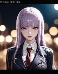 Kyouko Kirigiri Una detective fría pero brillante, recreada con IA