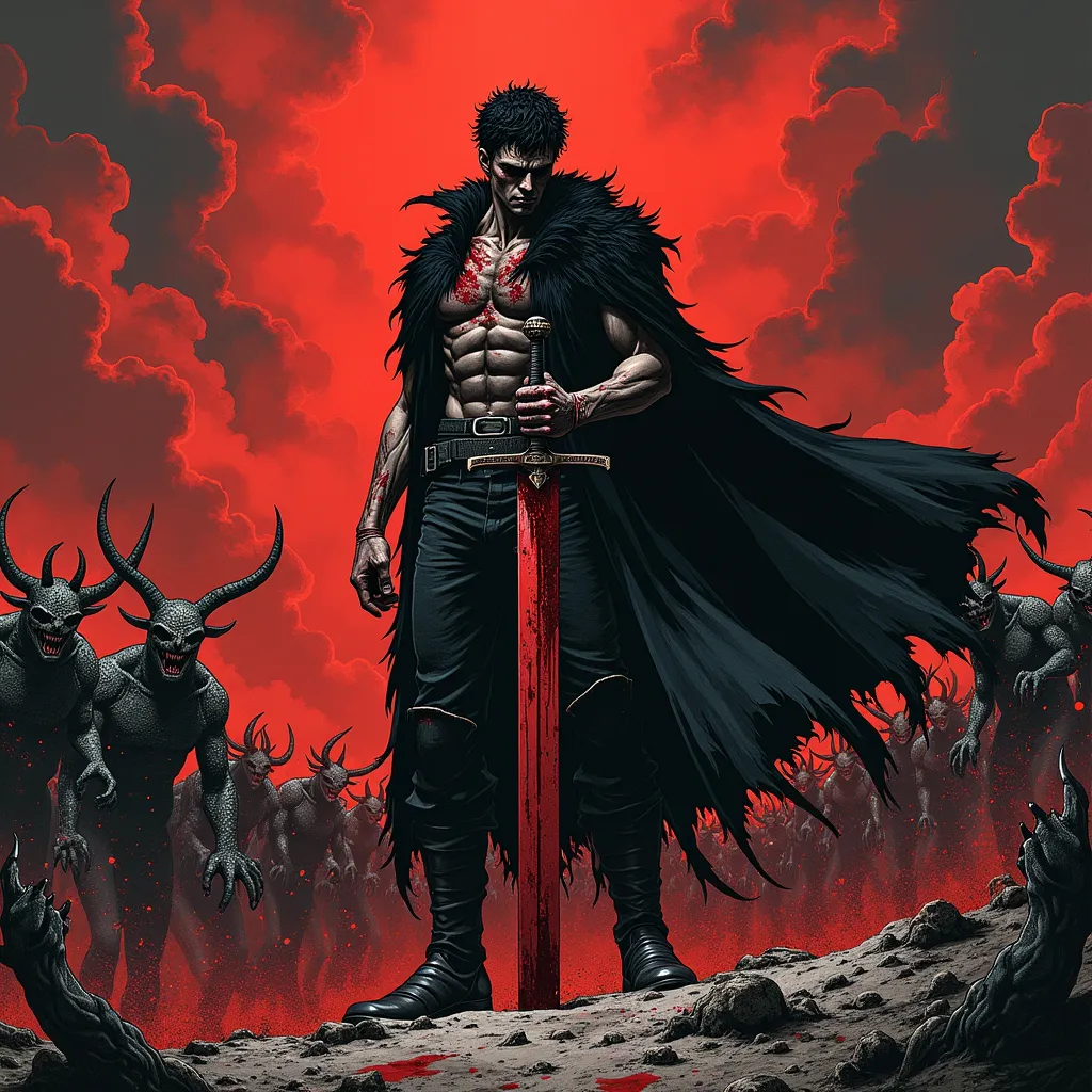 Guts el Espadachín Negro en Berserk La Tragedia de Guts en Berserk