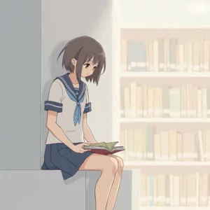 Yuki Nagato en La Melancolía de Haruhi Suzumiya
