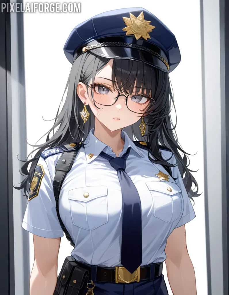 Anime Police Officer: Style and Authority