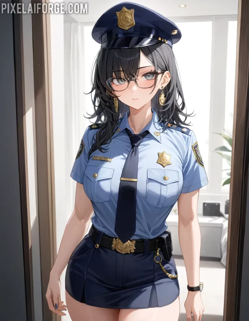 Anime Police Officer: Style and Authority