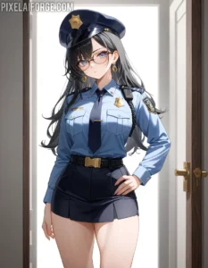 Anime Police Officer: Style and Authority