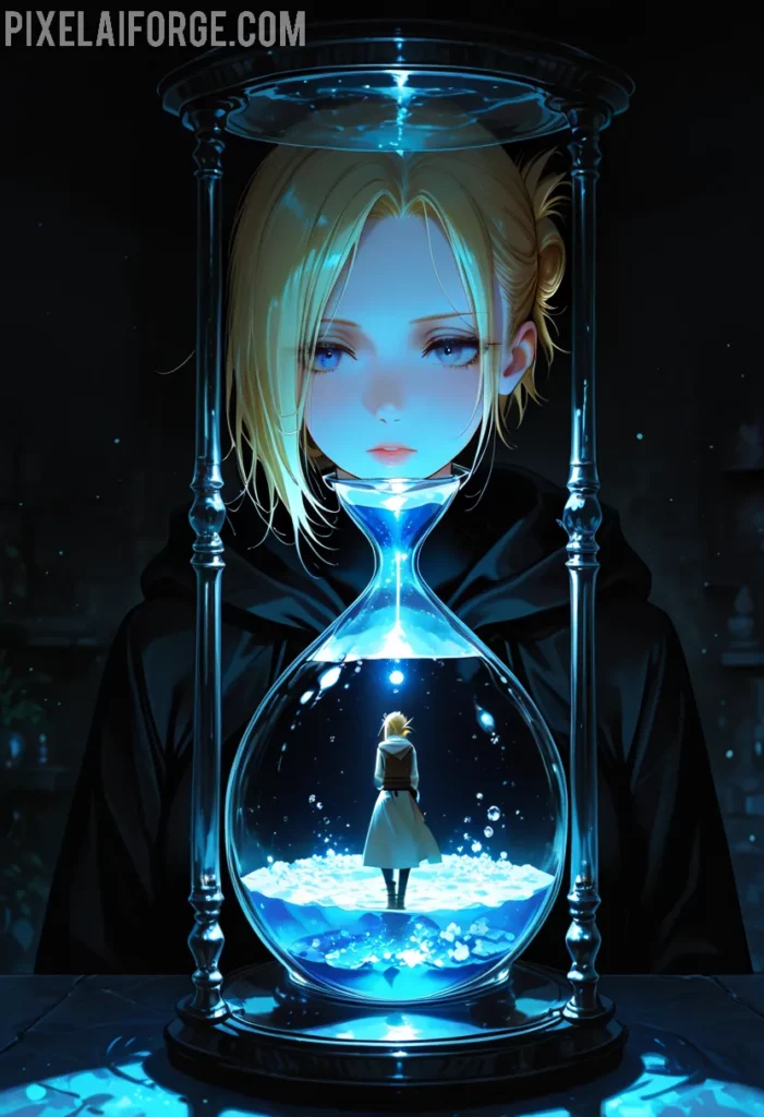 Annie mira cómo pasa el tiempo en la historia de Attack on Titan