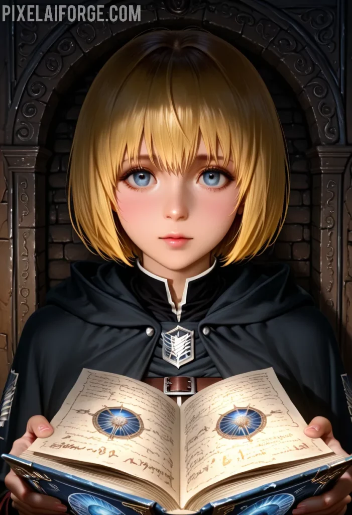 Armin lee el diario de Grisha para entender el final de Shingeki no Kyojin