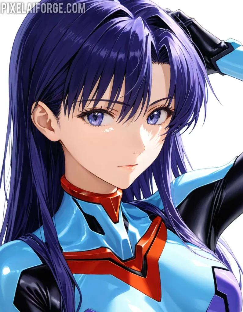 Arte Anime de Piloto Eva Creado con Fooocus AI