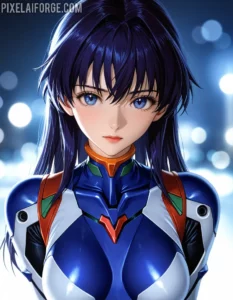 Arte Anime de Piloto Eva Creado con Fooocus AI