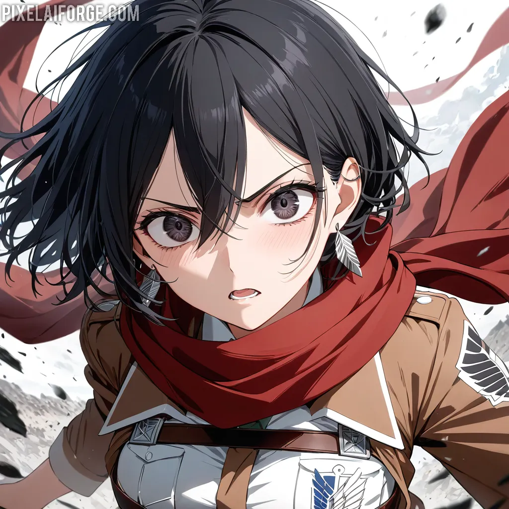 Arte Anime de Soldado Creado con Fooocus AI