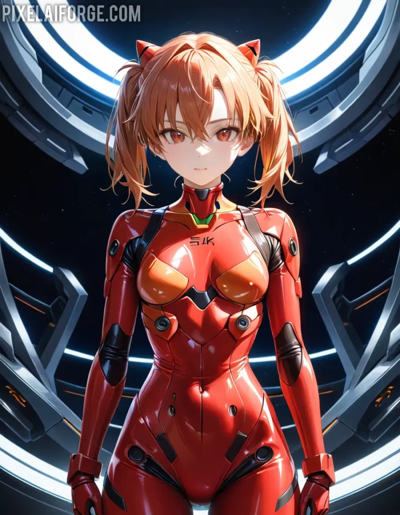 Asuka Evangelion nacionalidad alemana y estadounidense