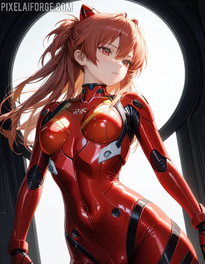 Asuka Evangelion nacionalidad alemana y estadounidense