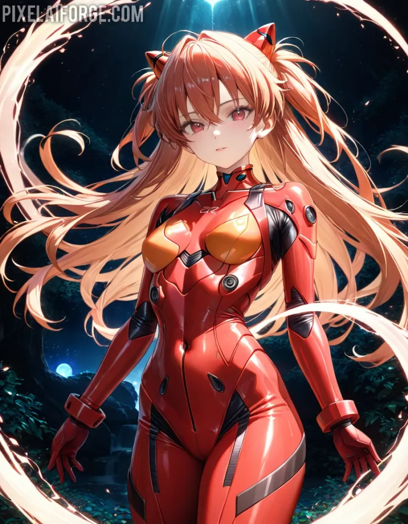 Asuka Evangelion nacionalidad alemana y estadounidense