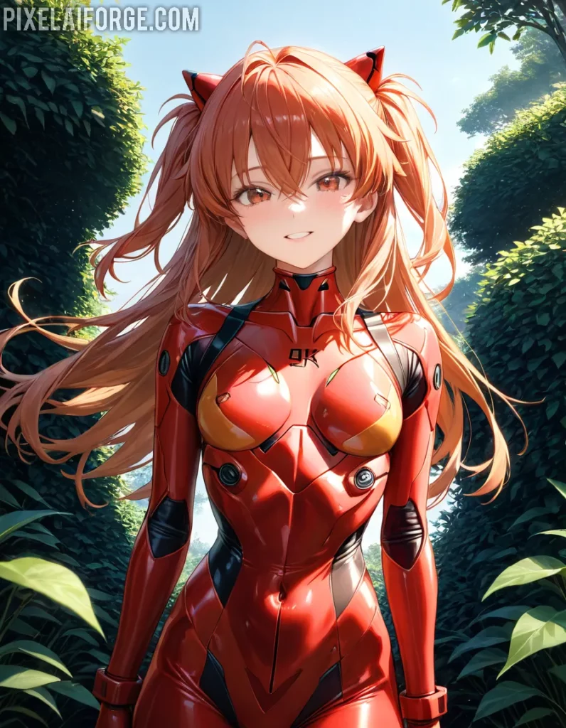 Asuka Evangelion nacionalidad alemana y estadounidense