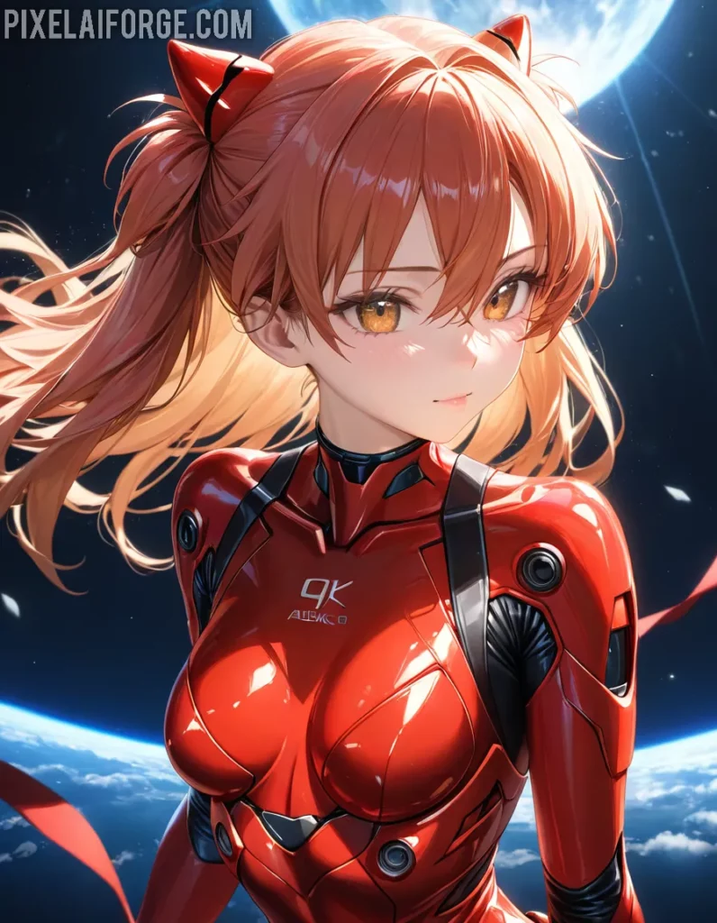 Asuka Evangelion nacionalidad alemana y estadounidense