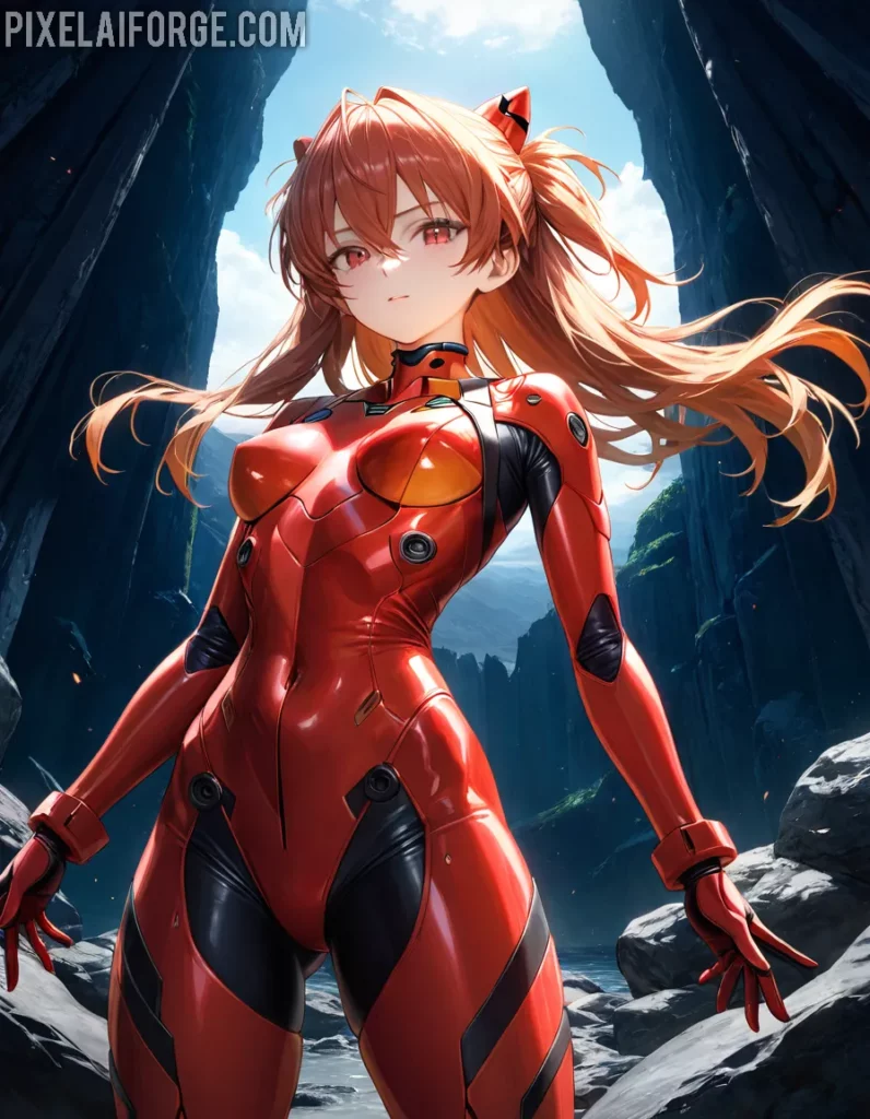 Asuka Evangelion nacionalidad alemana y estadounidense