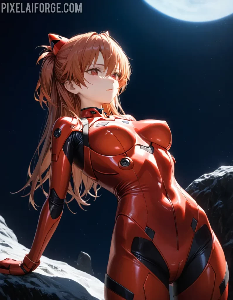 Asuka Evangelion nacionalidad alemana y estadounidense