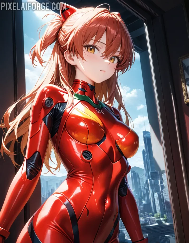 Asuka Langley Soryu en Neon Genesis Evangelion