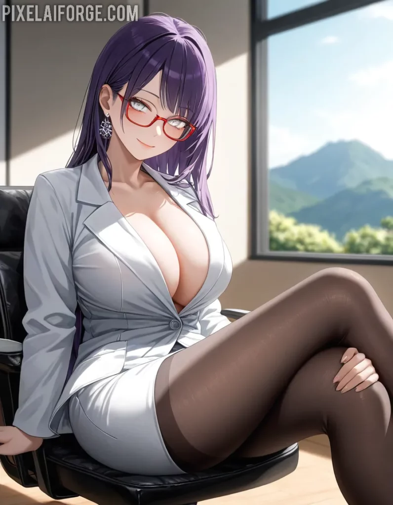 Dr. Hitomi Misterio profesional en High-Rise Invasion