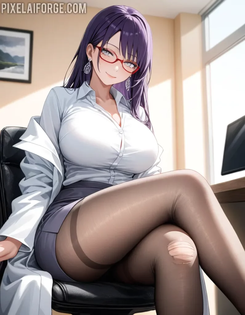 Dr. Hitomi Misterio profesional en High-Rise Invasion