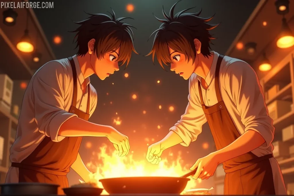 Sōma y Hayama se enfrentan en uno de los duelos más intensos de Shokugeki no Soma
