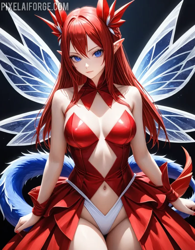 Enchanting Fairy Anime Art Created with Fooocus AI
