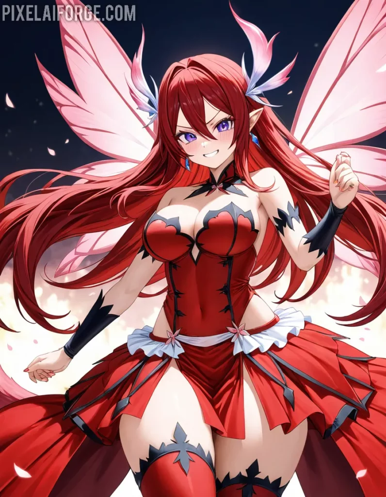 Enchanting Fairy Anime Art Created with Fooocus AI