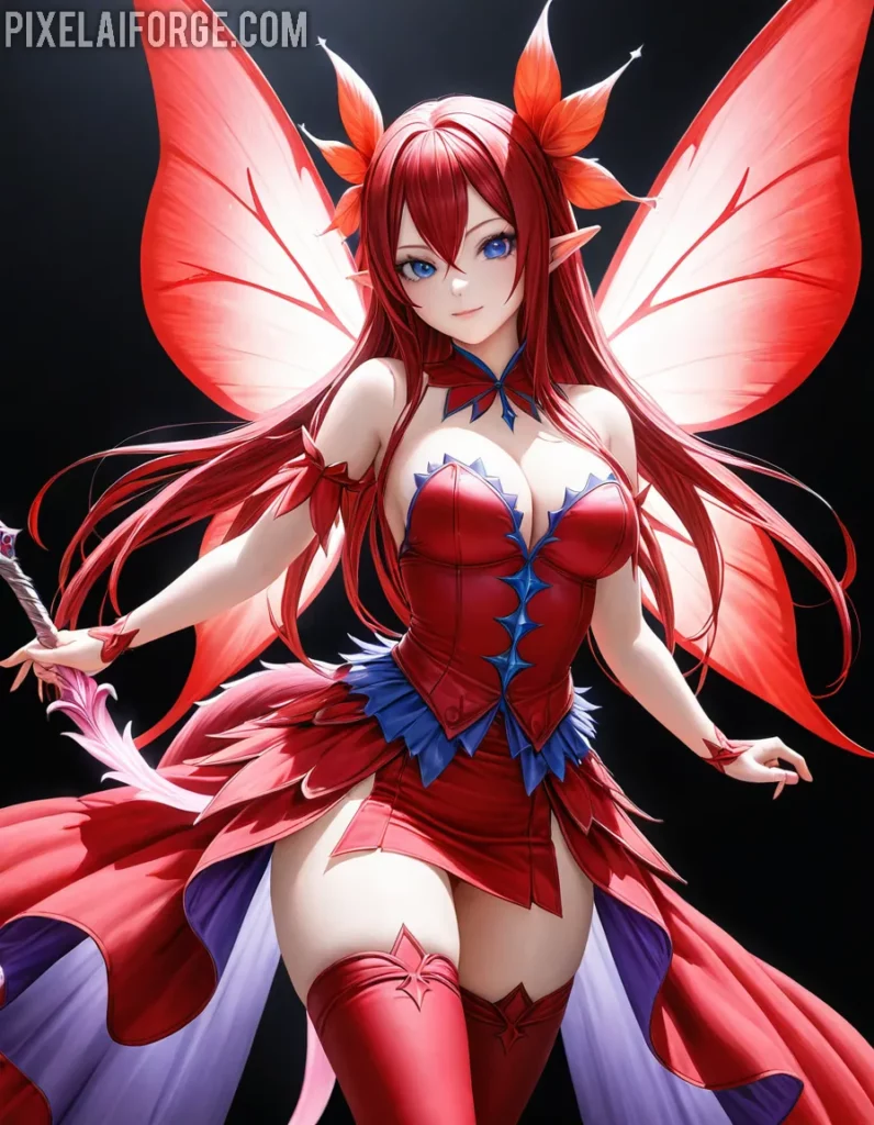 Enchanting Fairy Anime Art Created with Fooocus AI