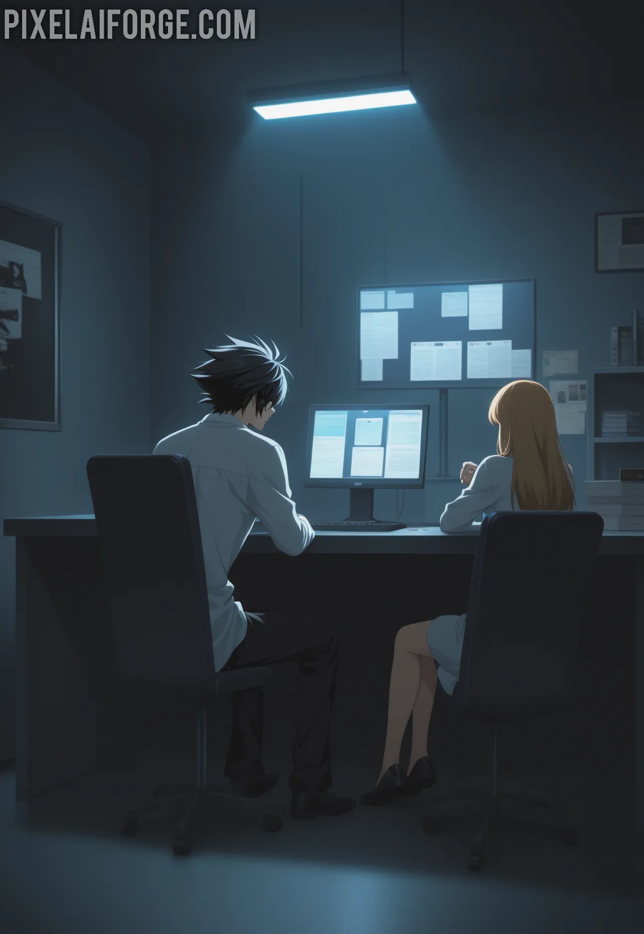 Enfrentamiento Inteligente L contra Light en Death Note