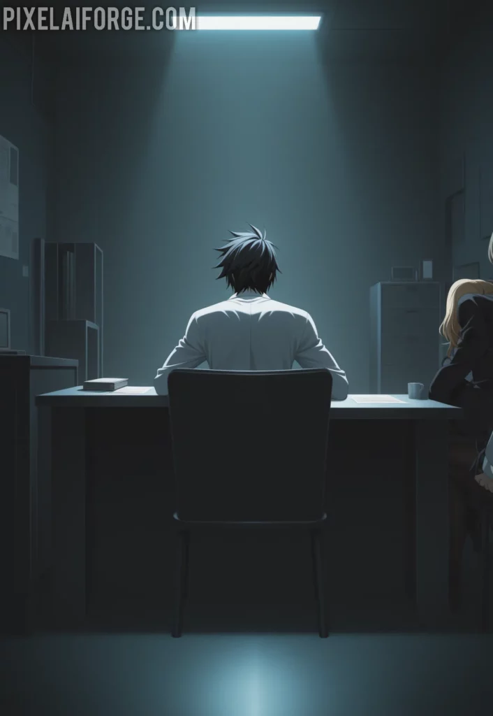 Enfrentamiento Inteligente L contra Light en Death Note