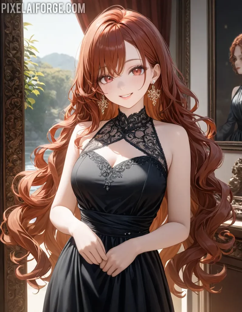 Fondos Elegantes para Móvil: Estilo Anime Sofisticado