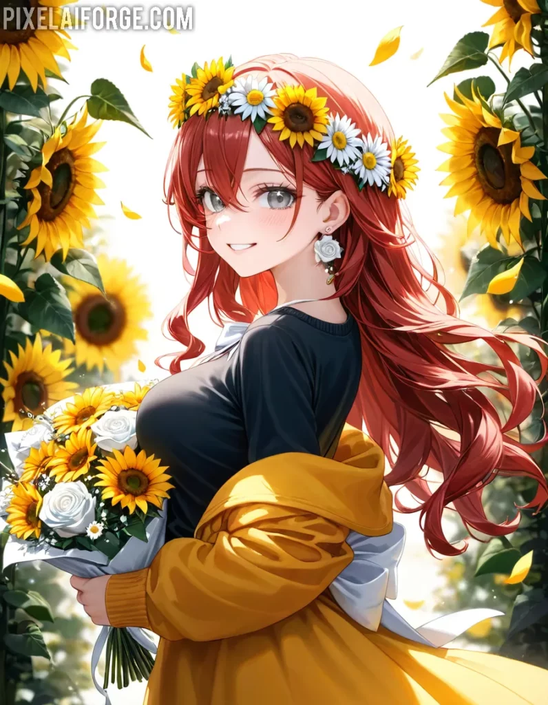 Fondos Florales para Móvil: Encanto Anime Natural