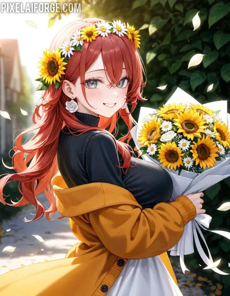 Fondos Florales para Móvil: Encanto Anime Natural