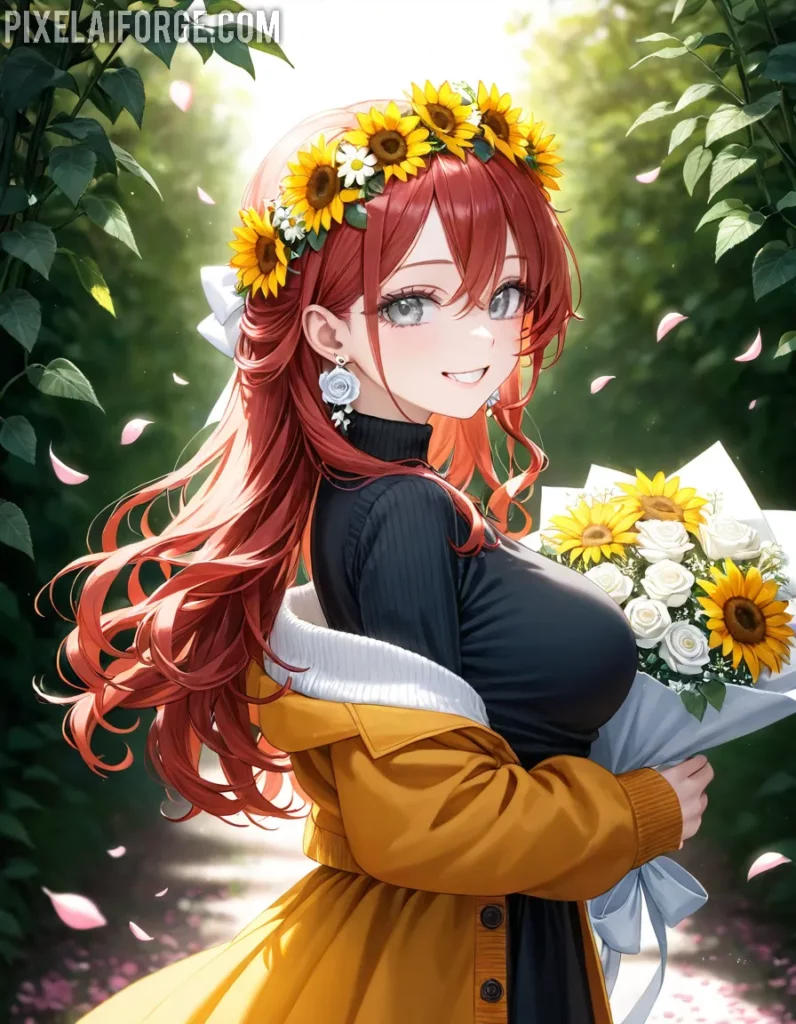 Fondos Florales para Móvil: Encanto Anime Natural