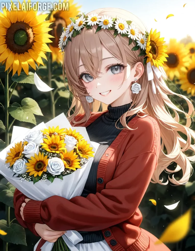 Fondos Florales para Móvil: Encanto Anime Natural
