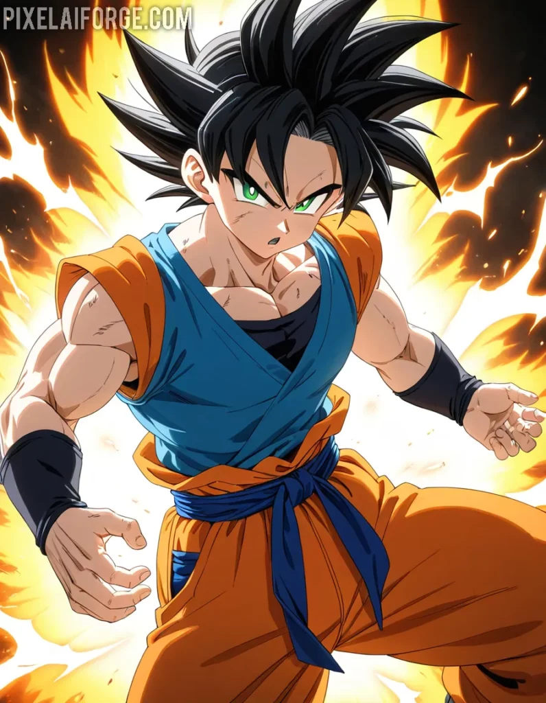 Héroes Anime: La Energía Épica de la Acción
