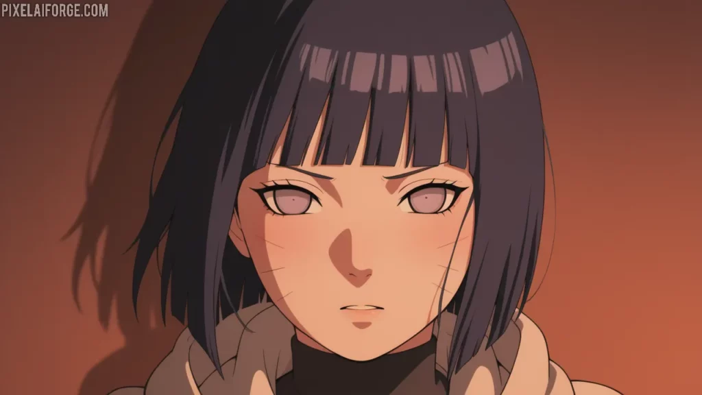 Hinata pertenece al clan Hyuga y posee el Byakugan.