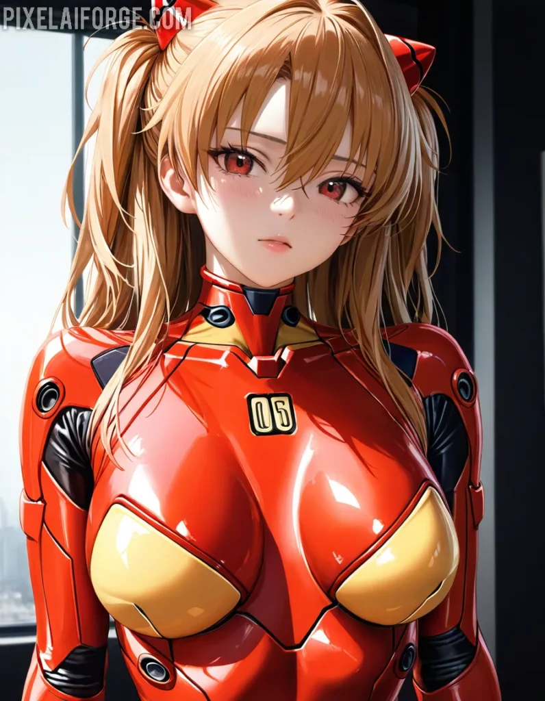 Imágenes Ultra-Detalladas Generadas por IA de Asuka Langley Soryu