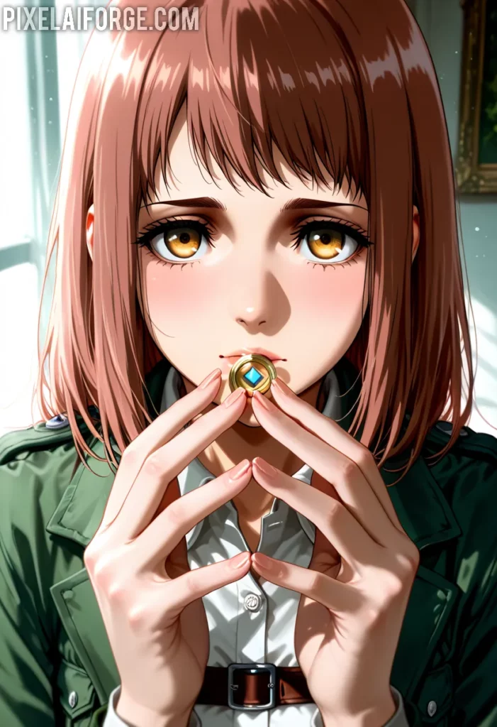 Jean y Connie consultan una guía para entender el orden de Attack on Titan