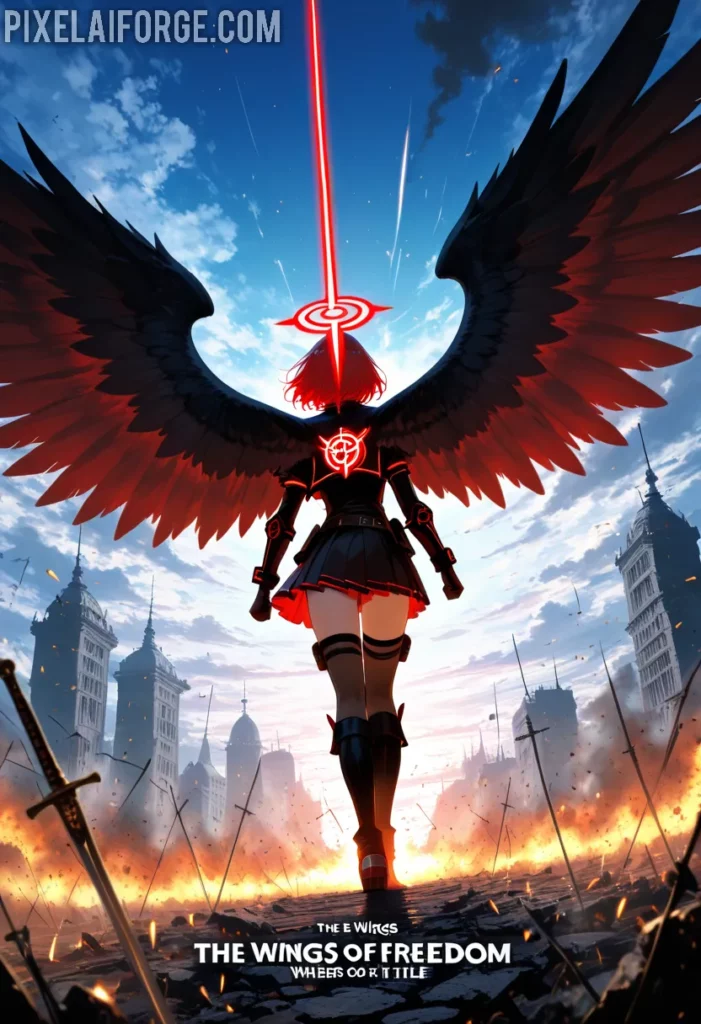 Las alas de la libertad flotan sobre una batalla épica entre animes de la década
