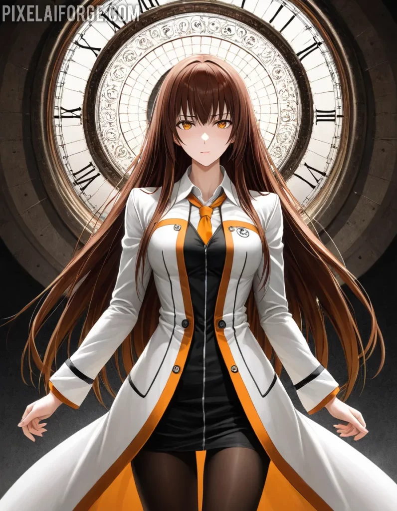 Makise Kurisu 18 años, genio de Steins;Gate
