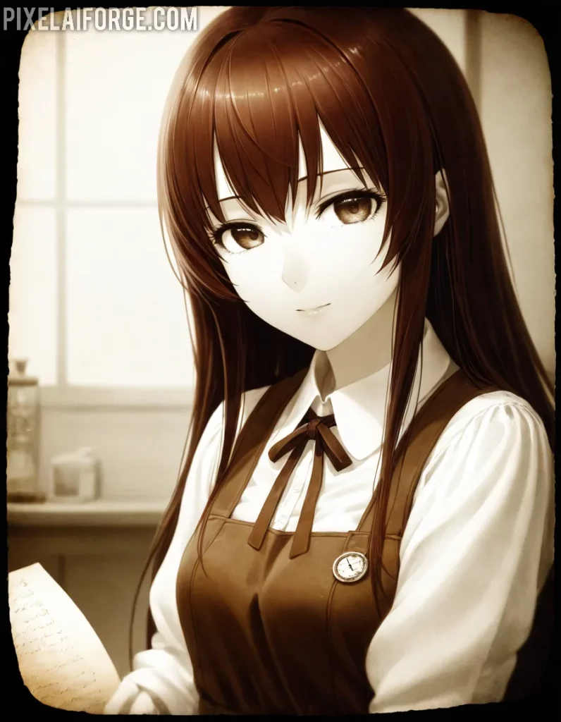 Makise Kurisu 18 años, genio de Steins;Gate