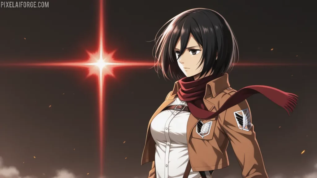 Mikasa es parte del clan Ackerman, conocido por su fuerza sobrehumana.