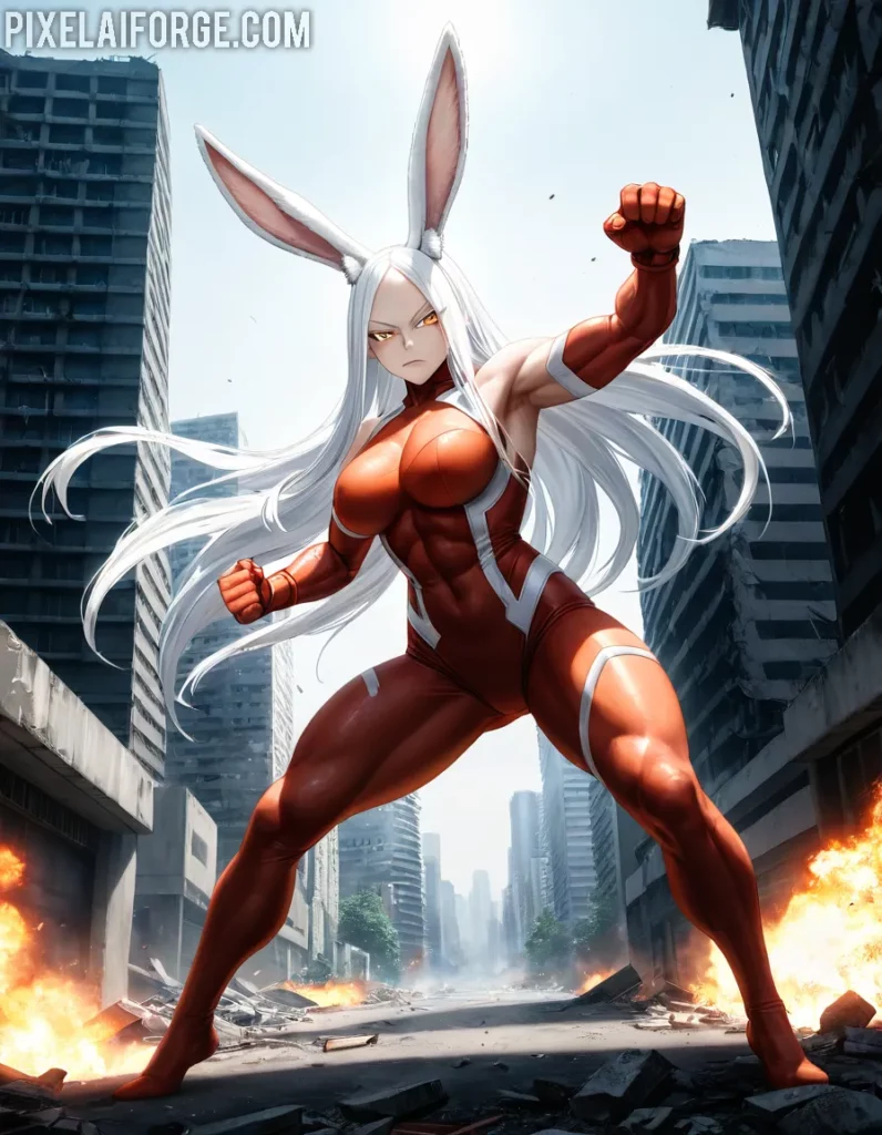 Mirko 27 años de poder heroico en My Hero Academia