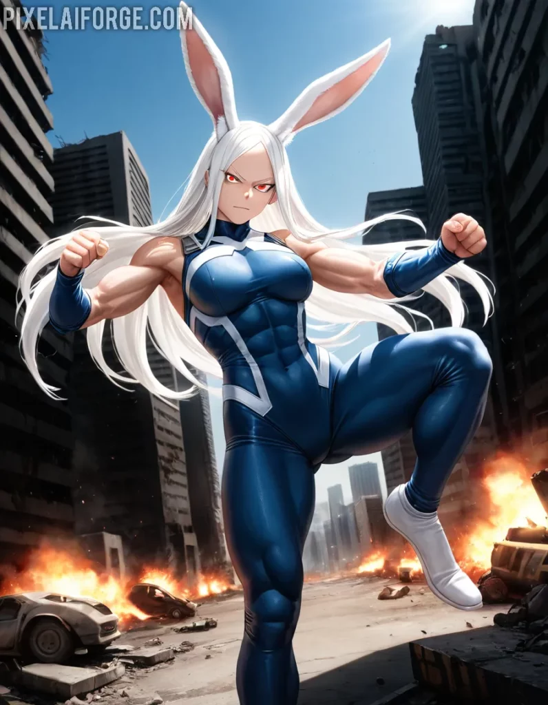 Mirko 27 años de poder heroico en My Hero Academia