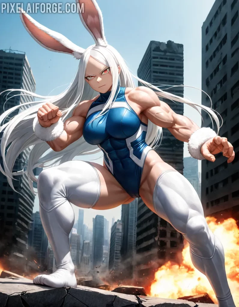 Mirko 27 años de poder heroico en My Hero Academia
