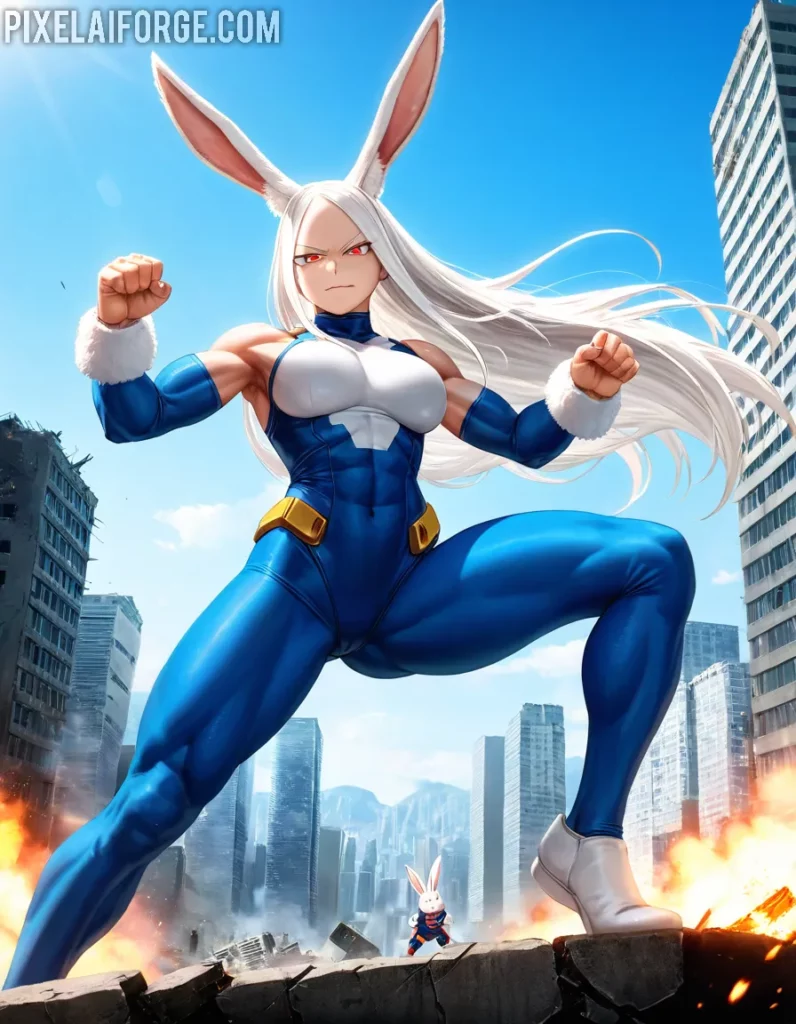 Mirko 27 años de poder heroico en My Hero Academia