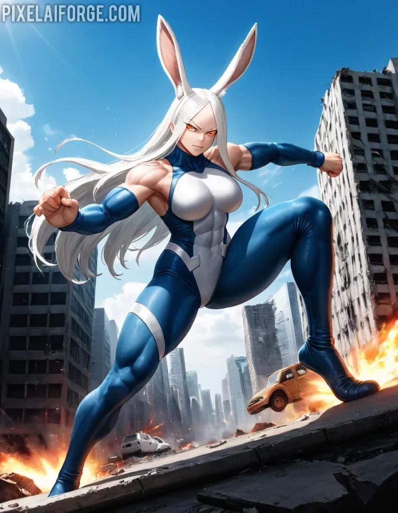 Mirko 27 años de poder heroico en My Hero Academia