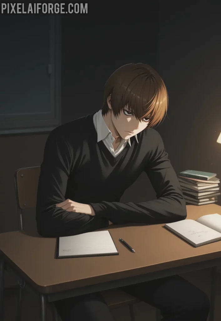 Primer Uso del Death Note El Nacimiento de Kira